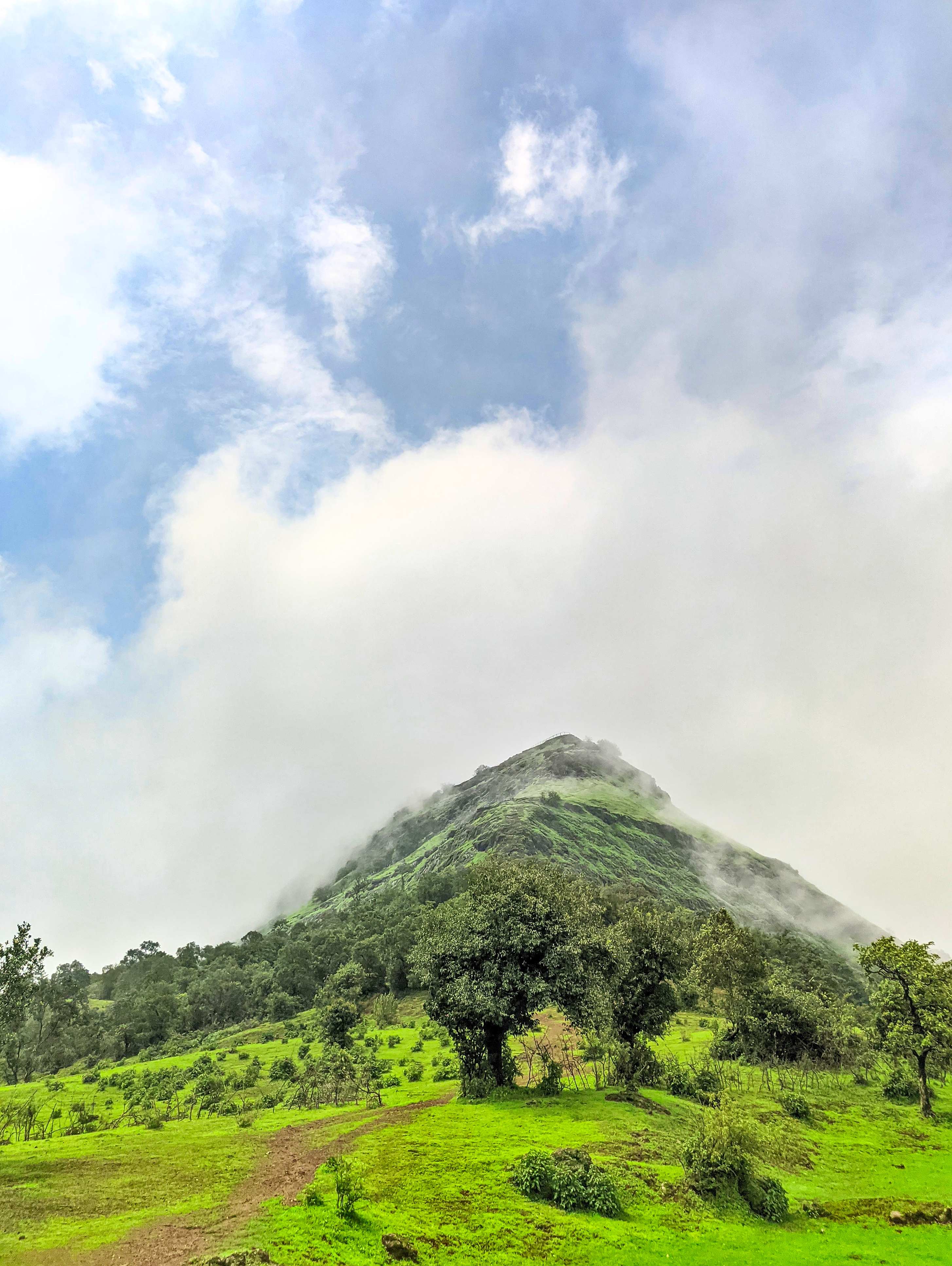 Garbett Point from Garbett Plateau